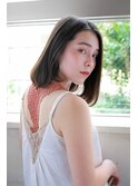 伸ばしかけヘア グレージュ 似合わせカット★★