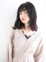 ルティア 池袋(Lutia)&nbsp;黒髪　毛先パーマ　大人かわいい