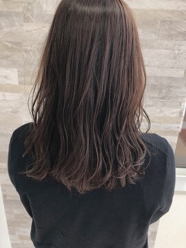 ラグシーセカンド(RAGCIE 2nd) 【Rio】ライラックベージュ×セミロング