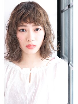 ヘアーアンドファッションシオミエイチ (hair＆fashion shiomi H) 【shiomi H】大人可愛いナチュラルミディアム