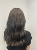 ブリーチ無しグレーアッシュ