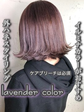 セシルヘアー(CECIL hair) CECIL 下北沢 韓国人風カラー×パープルカラー×ブリーチカラー