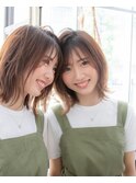 《suite》レイヤーボブ 透明感カラー ショートレイヤー