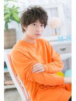 ミック 日暮里店(miq) カッコカワイイ外国人風ミックスパーマ束感ショートa1