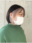 ダブルカラーケアブリーチインナーカラーイルミナカラーミニボブ