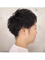 クランク(CRANK)&nbsp;爽やかアップバンク×ツーブロックスタイル