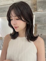 アイヴィー(IVY)&nbsp;顔まわりカットフェイスレイヤーくびれミディアム【肥田亜沙美】