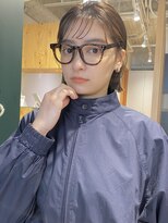 ノイカーム(noi Calm)&nbsp;ボブ　ミニボブ　オン眉　ブラウンベージュ