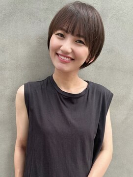 ロンドネートゥル 新潟(Lond naitre) 山本大輔　顔周りが可愛い丸みショート