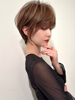 30代/40代/50代・絶壁解消・小顔前下がりショートボブ【倉田】