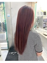 シェリ ヘアデザイン(CHERIE hair design) ブリーチベースのピンクブラウン☆