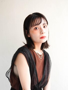 ジュール 大分(Joule) ミディアムヘア/斜めバング/グレージュカラー/大分駅