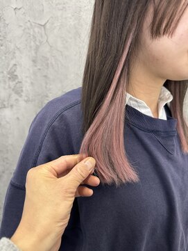 ルーツアイリー 心斎橋(ROOTS IRIE) ベビーピンク/シールエクステ/インナーエクステ/イヤリング