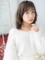 アルバハナレ 横浜(αlba HANARE)&nbsp;関内/髪質改善/ハーブカラー×くびれ鎖骨ミディアムボブa