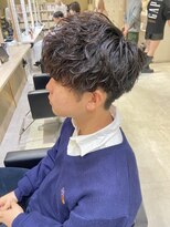 メンズ波巻きツイストパーマ