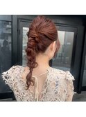 結婚式アレンジ/結婚式ヘアセット/ヘアセット/ヘアアレンジ
