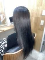 ハサミバイアトリエナガノ 千葉(8sami by atelier nagano)&nbsp;デザインカラー／レイヤーカット/ウエットヘア/オリーブベージュ