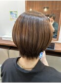 曲がる！？ストレートパーマショート
