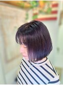 ボブ【髪質改善/ボブ/ショートボブ/ショートカット/白髪ぼかし】