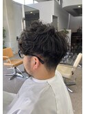 スペインカール×メンズショート
