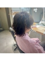 ミエルヘアーエスト 新宿店(mielhair est)&nbsp;モテ髪(^^)ウルフ×波ウェーブ