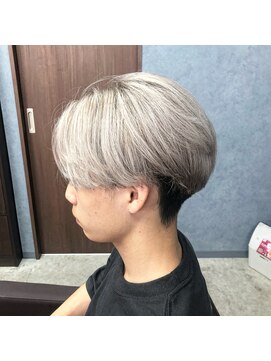 クレオ 福大通り店(CREO) センターパート×ホワイトシルバー