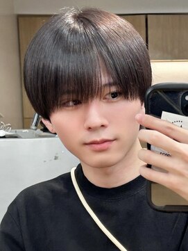 アイトーキョー 池袋(AI TOKYO) 黒髪ラウンドマッシュストレート