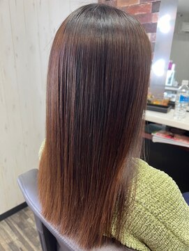 ヘアー リードレス(hair Re:dress) ツヤ髪ストレートヘア髪質改善トリートメントロングスタイル