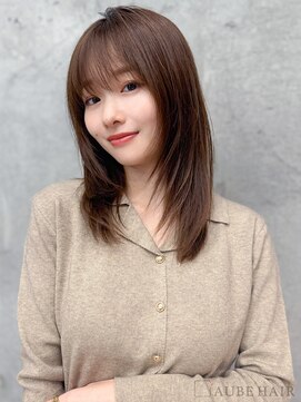 オーブ ヘアー アディ 佐賀店(AUBE HAIR adii) 20代・30代_小顔見せ顔周りレイヤー
