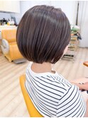 【morio成増/児玉】丸みボブ　スモーキートパーズ