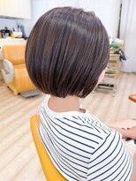 モリオ フロム ロンドン 成増店&nbsp;【morio成増/児玉】丸みボブ　スモーキートパーズ