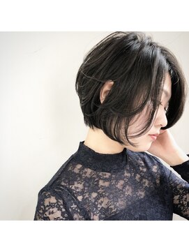 オーソ(AUTHO) ハイライトカラー/似合わせカット/白髪/白髪ぼかし/ボブヘア　g