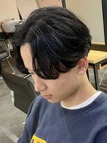 ウェイビーエフティフィフス 横浜西口(WAVEY ft.fifth) 横浜毛流れセンターパートニュアンスパーマフェザーパーマ30代◆