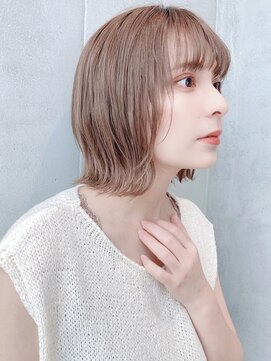 セイドット リー(Say. Ree) say.ボブミニボブくびれボブレイヤーボブコーラルオレンジ暖色