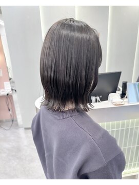 ロンドリゼル 札幌(Lond RiseL) オリーブグレー/前髪/ボブ/マロンベージュ/レイヤーカット/小顔