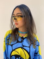 ブロック ジャポン(bloc japon)&nbsp;ブルーアッシュグラデーションカラー ミディアムレイヤー/木暮