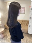 韓国/顔周りレイヤー/ダブルカラー/ベージュ/前髪新潟長岡宮関◆