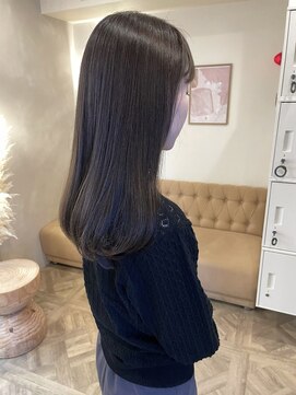 ラヴィズム 長岡店(LUVISM) 韓国/顔周りレイヤー/ダブルカラー/ベージュ/前髪新潟長岡宮関◆