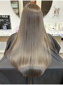 オリーブカラーケアブリーチ艶カラー