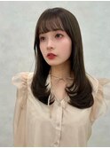 レイヤー/ネビージュ/韓国ヘア/イメチェン/縮毛矯正/中野/