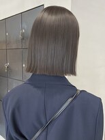 ヘアー アイス ルーチェ(HAIR ICI LUCE) ブリーチなしダブルカラーオリーブミントカラーグレージュ/今枝