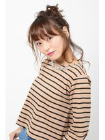 アース 四ツ谷店(HAIR&MAKE EARTH) 上品リラクシーなメッシーバンアレンジ【EARTH四ツ谷店】