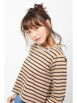 アース 四ツ谷店(HAIR&MAKE EARTH) 上品リラクシーなメッシーバンアレンジ【EARTH四ツ谷店】