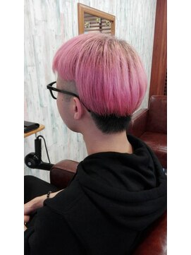 マニッシュ(Mannish) ダブルカラ―（ピンク）