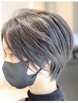 ヘア デザイン リスク(HAIR DESIGN RISK)&nbsp;【RISK高橋勇太】ダークアッシュアンニュイクールショート