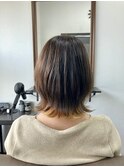 インナーカラー×外ハネネオウルフ