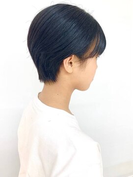 クオリス 上福岡店(QUALIS) 耳掛け/黒髪/グラデーションショート/ショートカット/30代40代