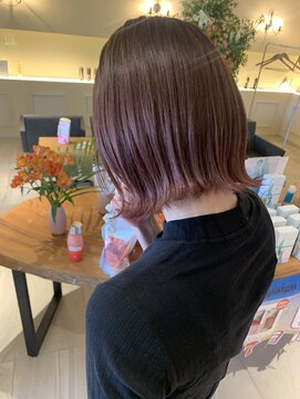 美容室 アイディー i-dee パープルピンク