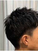ツーブロショート