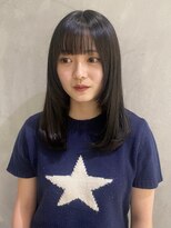 ヨーク(YOKE)&nbsp;【YOKE】フェイスレイヤー/ワイドバング/透明感暗髪